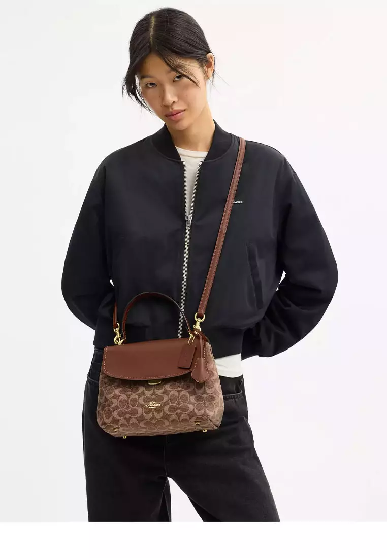 Emory Top Handle Bag In Signature Chenille