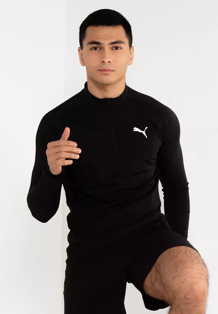 Buy PUMA Train Slim 1 2 Zip Long Sleeve Tee 2024 Online ZALORA