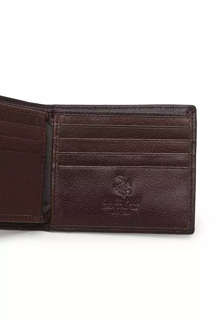 Men's Genuine Leather RFID Blocking Fortune Wallet (Dompet Pria Kulit Genuine RFID Blocking) - Cokelat