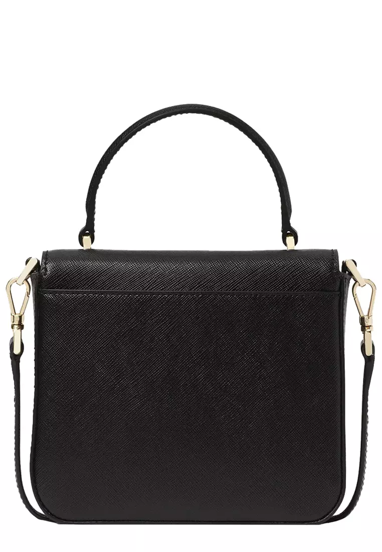 NWT KATE SPADE Natalia Square Crossbody Handbag Leather Black Bag