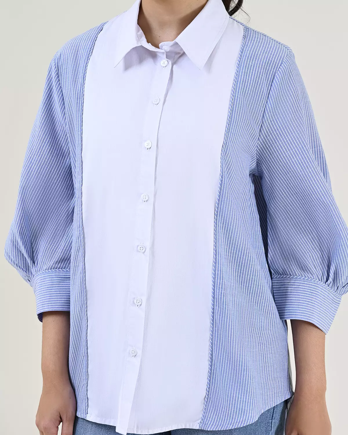 Geulis.id BRITNEY SHIRT - Blue