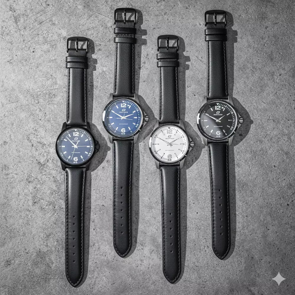 Navy Club Jam Tangan Pria Coast - Leather Strap