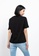 FOREST black Forest Ladies Premium Weight Cotton Linen Knitted Boxy Cut Crew Neck Tee - 822186-01Black 8CE30AA5491F92GS_2