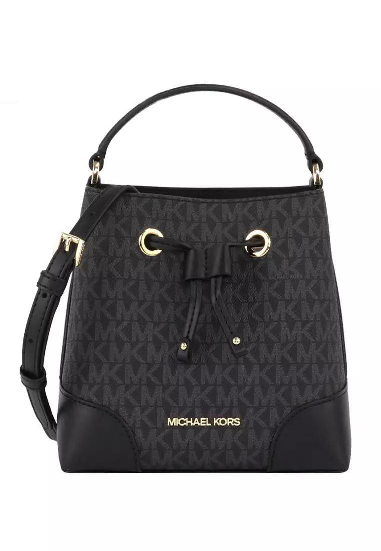 Buy Michael Kors Michael Kors Mercer Small Logo Signature Bucket Bag