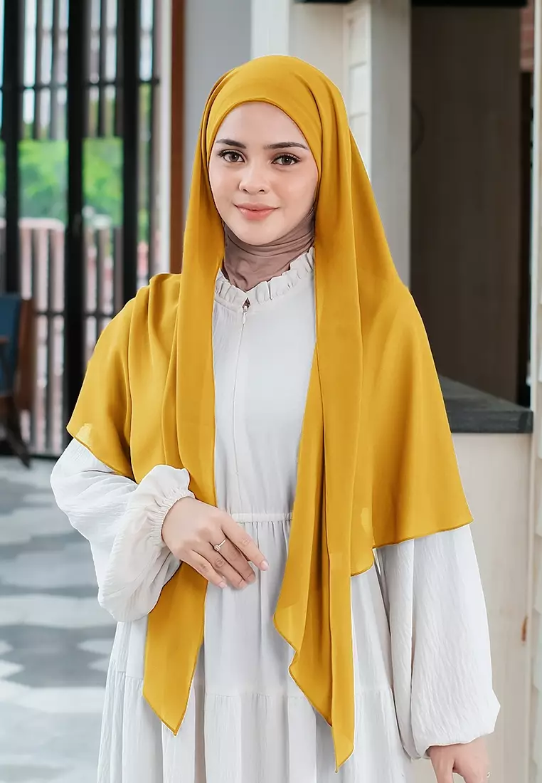 HIJAB INSTAN PAULA - MUSTARD