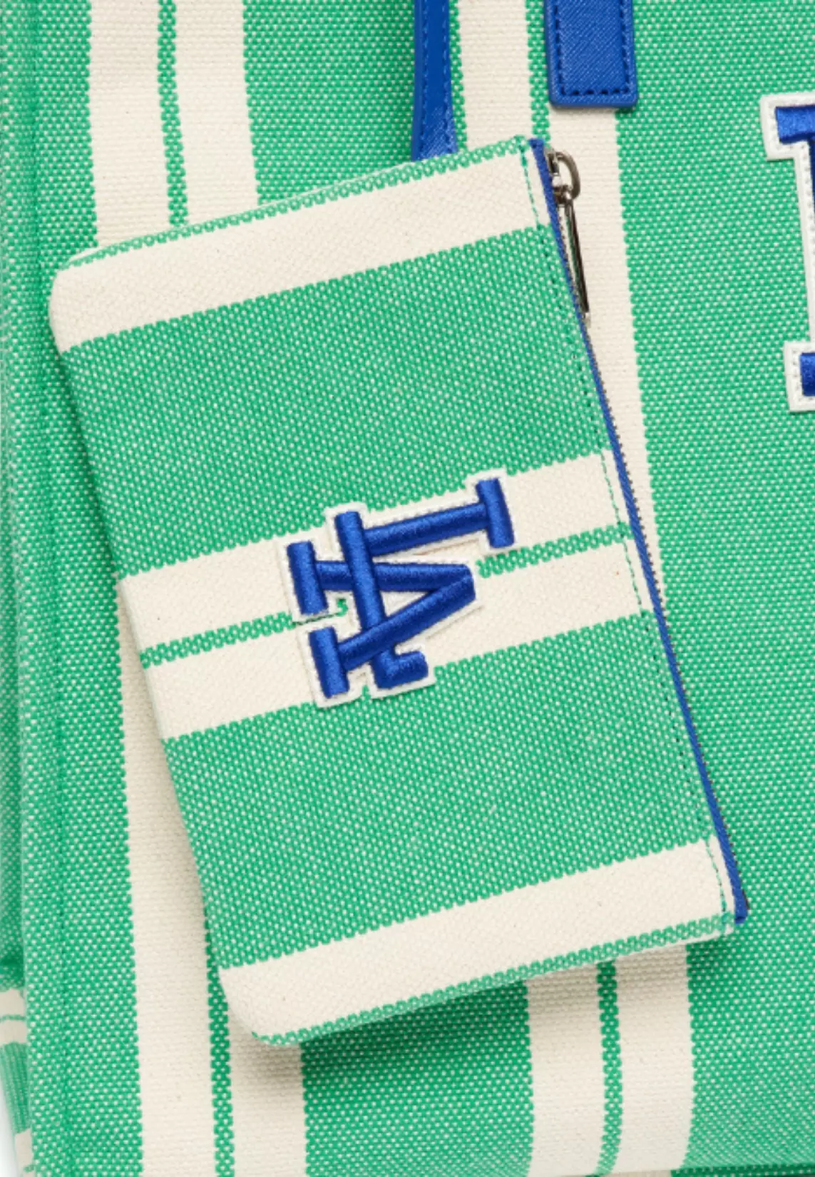 Ethnic Stripe Tote Bag LA Dodgers - Mint