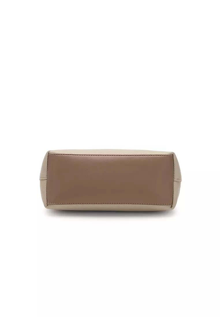 Women's Top Handle Bag / Sling Bag / Crossbody Bag / Shoulder Bag - Light Khaki / Dark Khaki