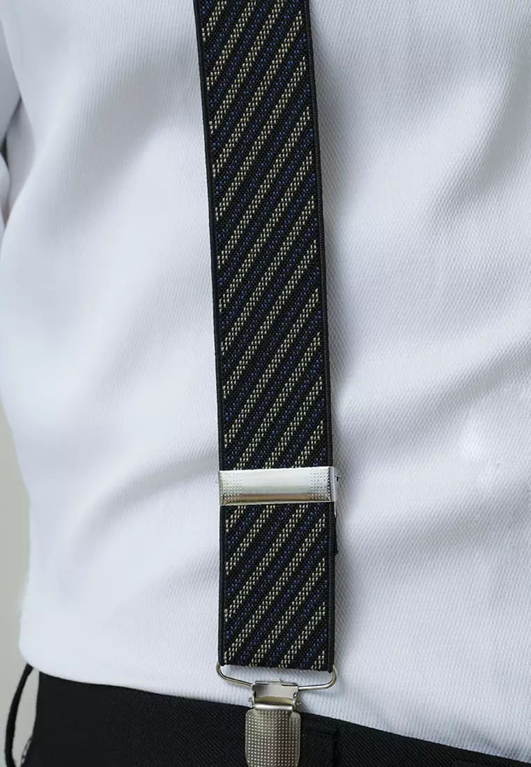 Houseofcuff Suspender Tali Jojon Karet ikat pinggang pria dewasa besar A05