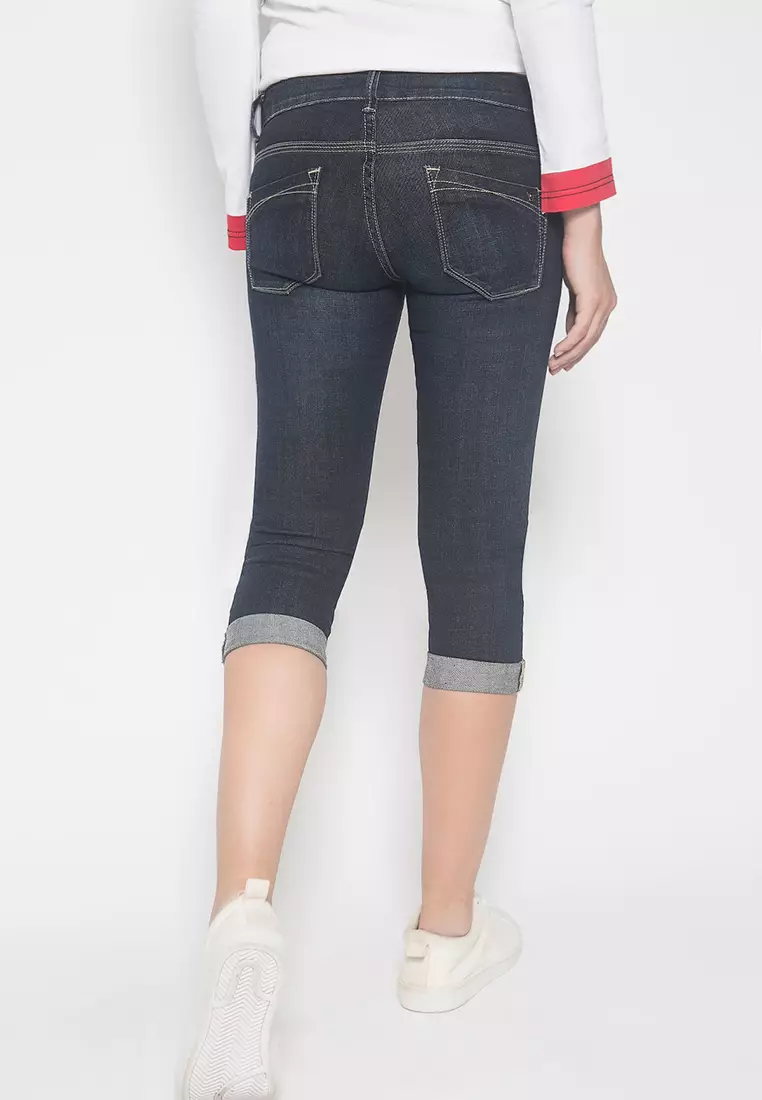 LGS - Celana Jeans Wanita - Whiskers - Hitam - LPC.401.003.A195.C