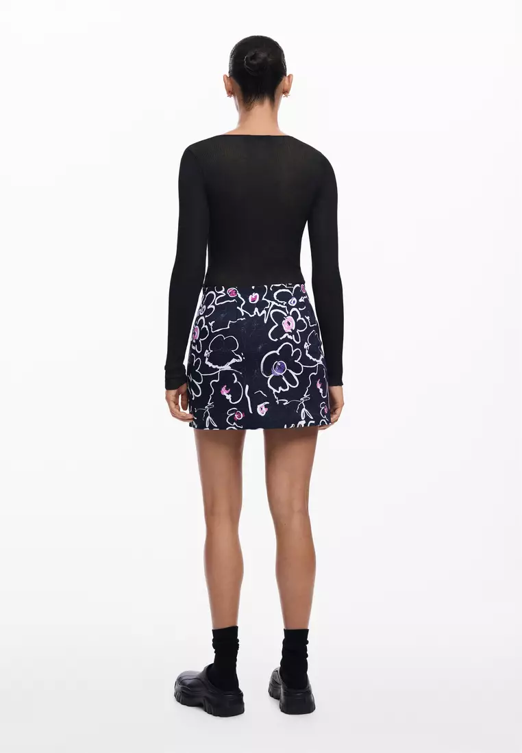 Desigual Woman Floral miniskirt