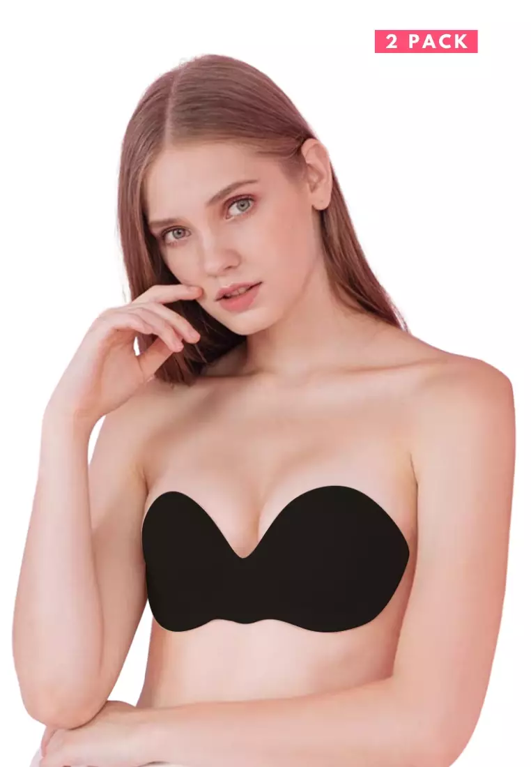 Buy Kiss & Tell 2 Pack Hilary Inflatable Push Up Bra in Black 充气