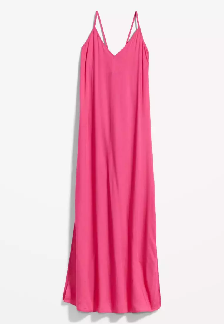 Tie-Back Maxi Slip Dress For Women