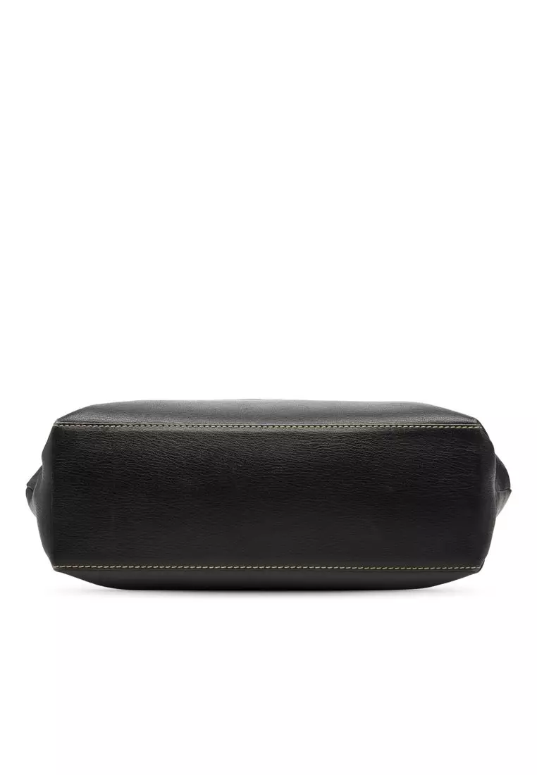 Pre-Loved Loewe Leather Velazquez Twist Satchel