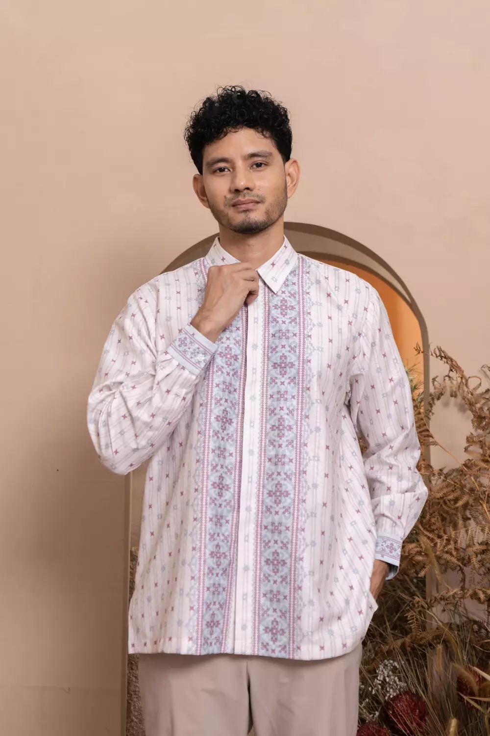 Klamby - Kalola Long Shirt Men Aqua Hushed