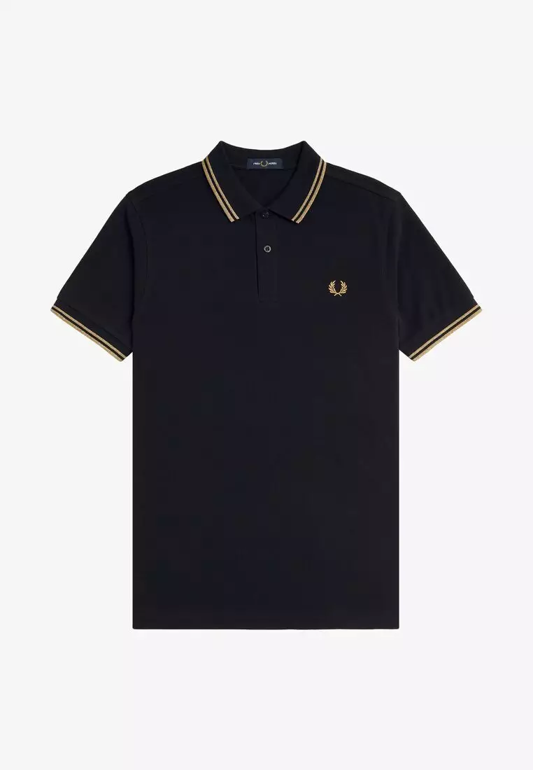 M3600 - Tennis Blue / Silver Blue / Navy | The Fred Perry