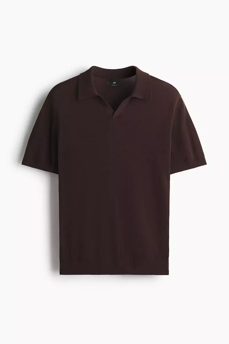 Regular Fit V-neck polo shirt