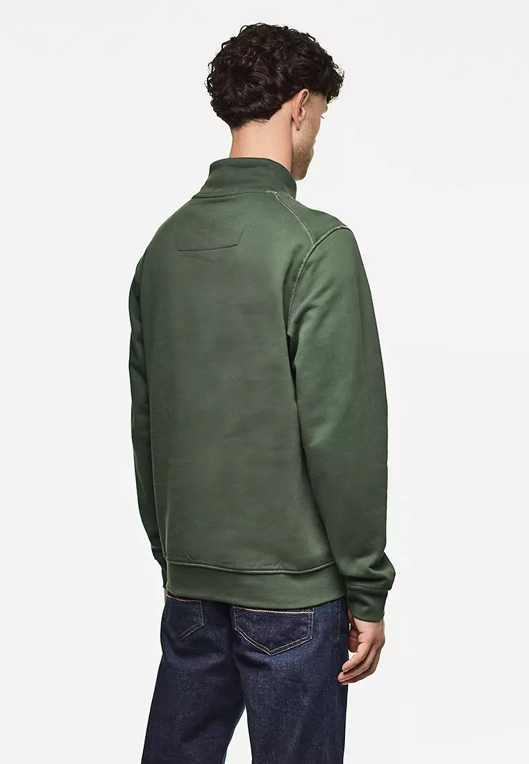 MENS BLACK FOREST KRAVIZ 1/4 ZIP WITH PARACHUTE OVERLAY