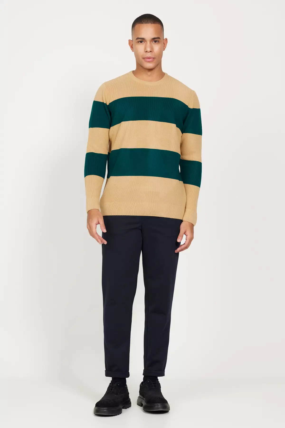 Striped Knitted Sweater