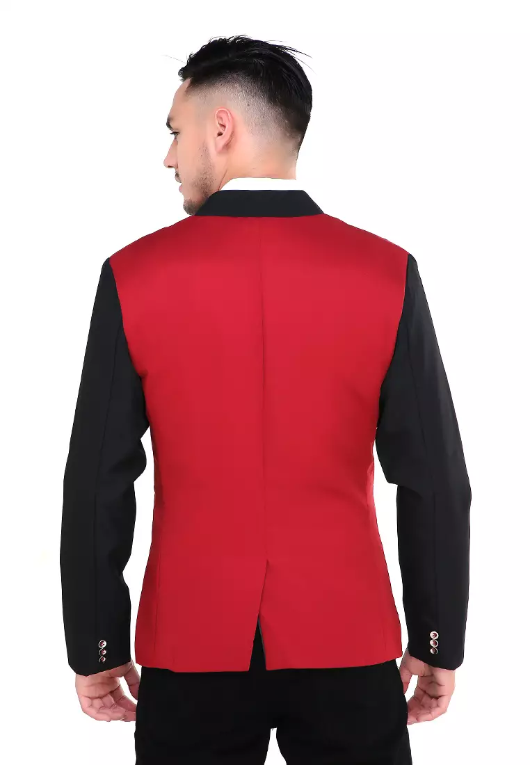 Jual Hamlin Woreq Jas Blazer Pria Five Button One Pocket Formal