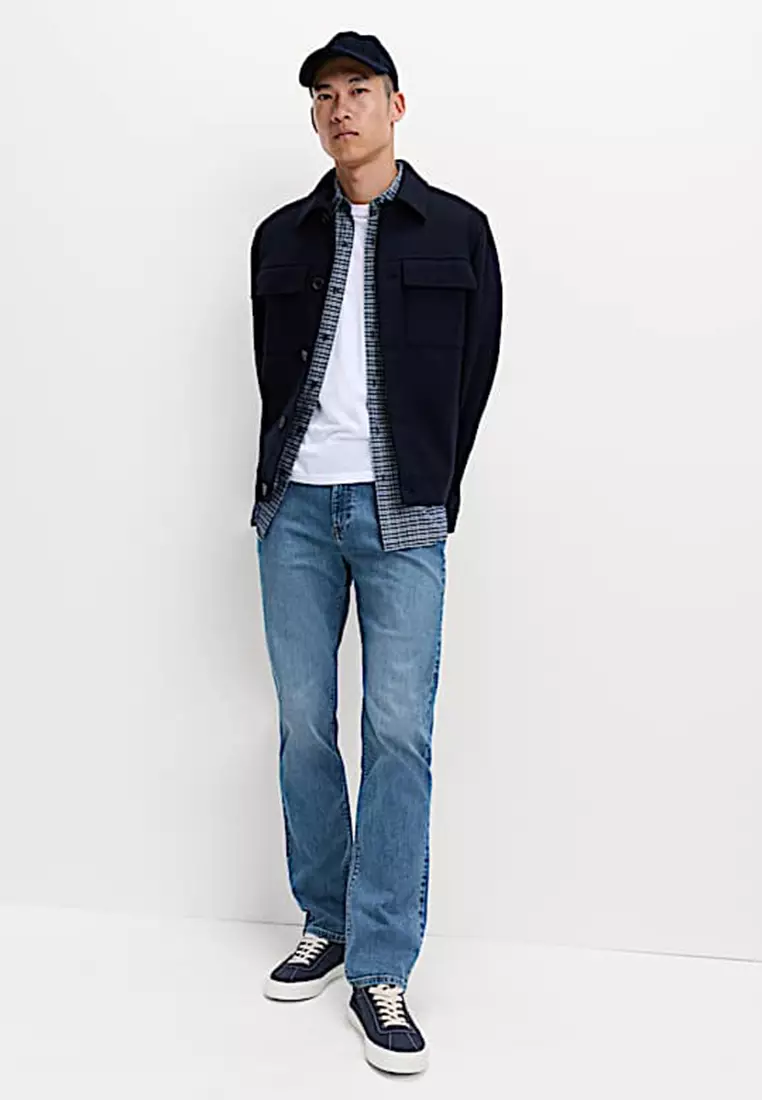 Straight Fit Stretch Jeans