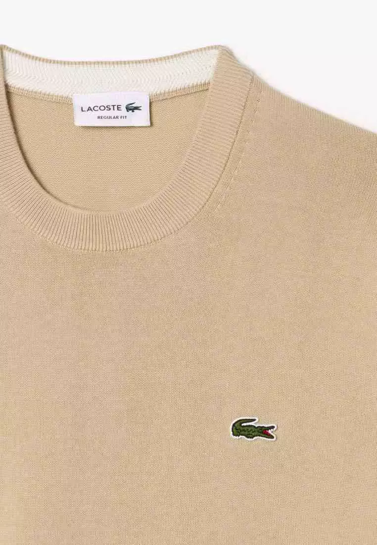Crew Neck Cotton Sweater