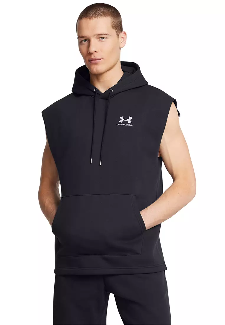 Buy Under Armour Icon Fleece Sleeveless Hoodie 2026 Online | ZALORA