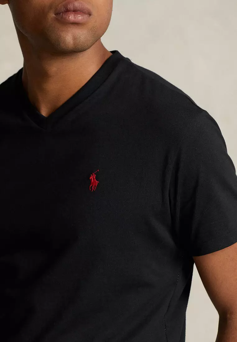 Classic Fit Jersey V-Neck Short Sleeve T-Shirt