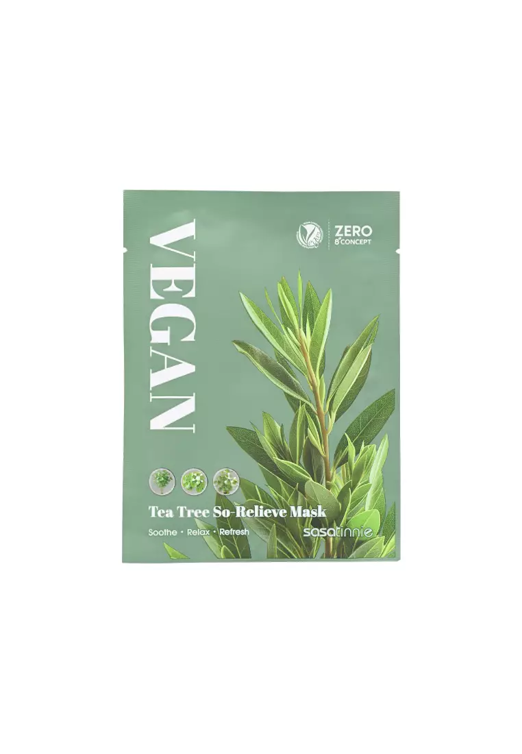SASATINNIE Tea Tree So-Relieve Mask 10piece
