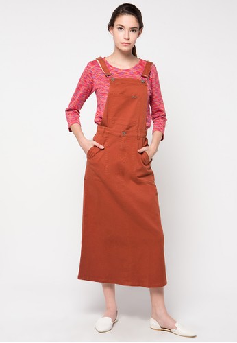 Overall With Maxi Skirt 032
