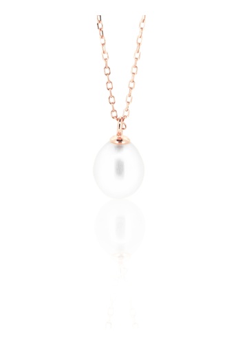sdori white Droplet pearl necklace B8E96AC7A22F9FGS_1