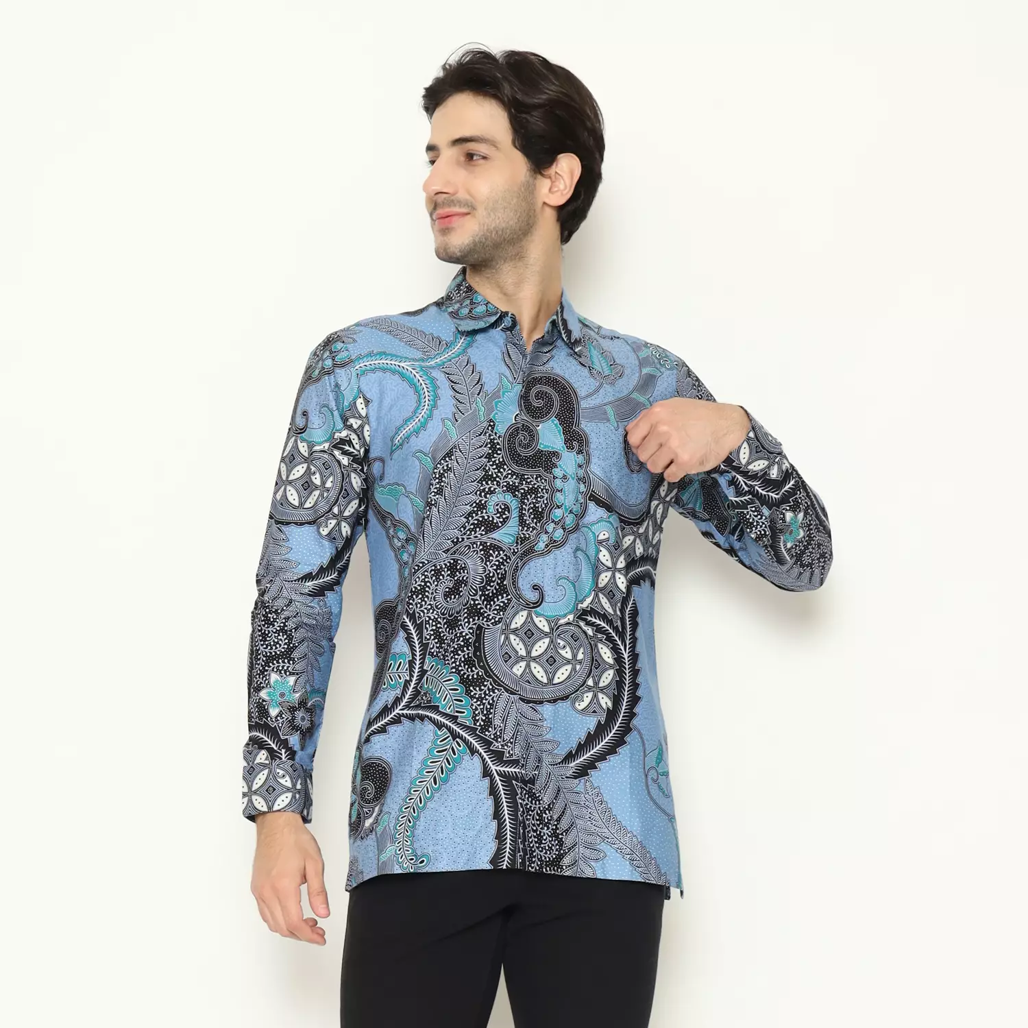 Kemeja Batik Pria - Bhatara Batik Landon - Atasan Kemeja Batik Lengan Panjang