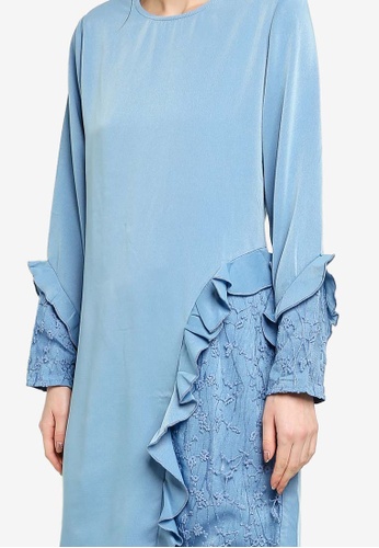 Buy Kurung Modern Sempit from Gene Martino in Blue only 149