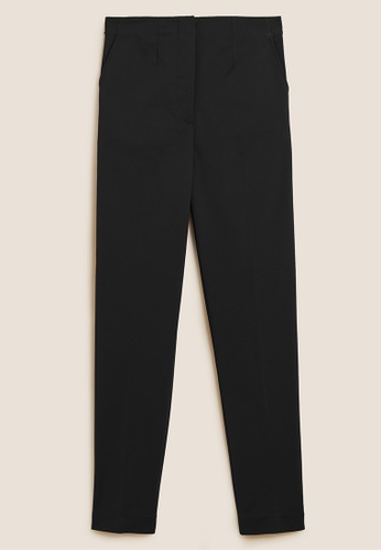 網上選購MARKS & SPENCER M&S Cotton Blend Slim Fit Ankle Grazer