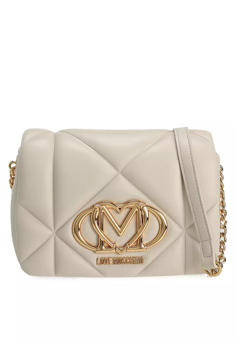 Embossed Quilted Crossbody Bag (nt)