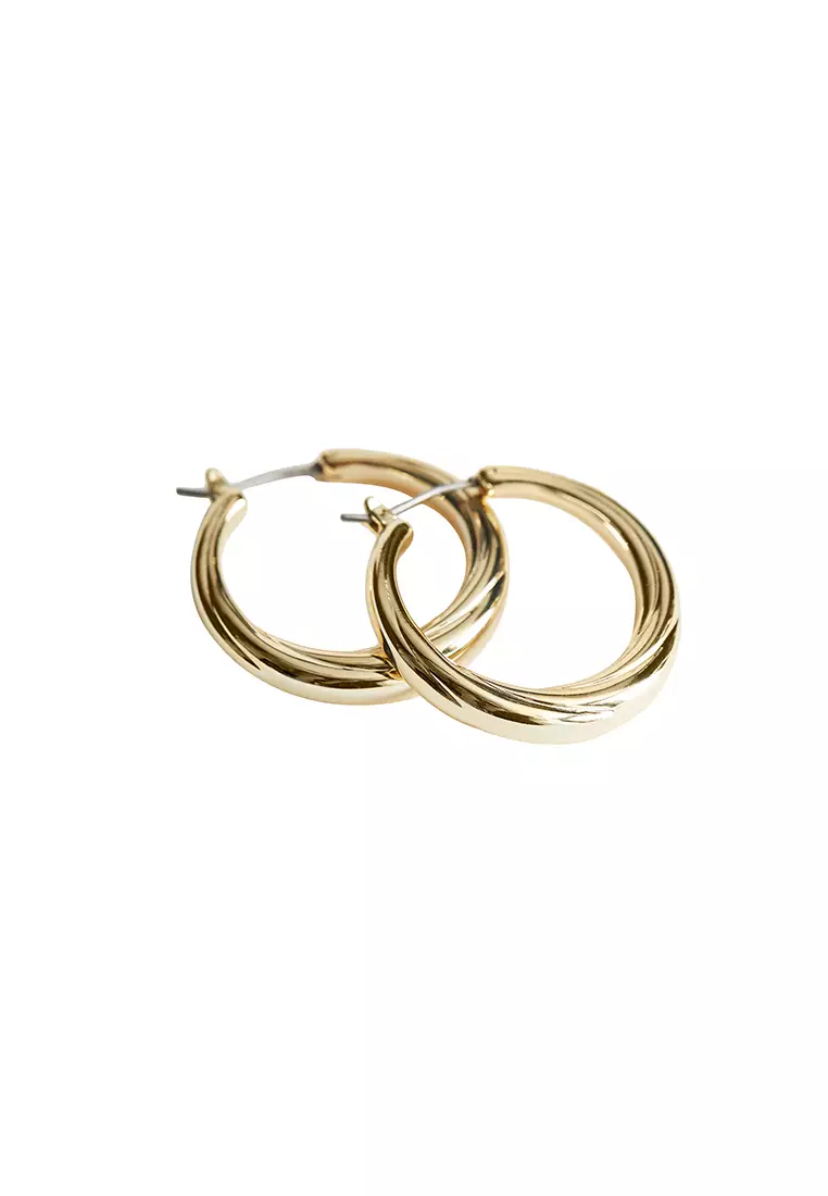 Buy Other Stories Curved Hoop Earrings 2024 Online ZALORA