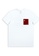 The Shirt Bar white The Shirt Bar CF White with Red Pocket 'HOME' Cotton Stretch Crew Neck T-Shirt TS4A2.4 37E43AAB3928D1GS_1