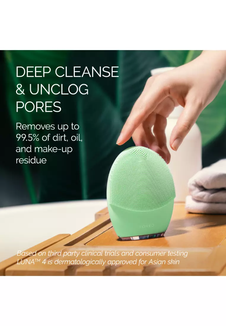 FOREO LUNA 4 Smart Facial Cleansing & Firming Massage Device for Combination Skin