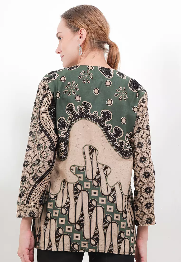 Banyuaji Blouse Batik Exclusive Premium Wanita Casual Modern