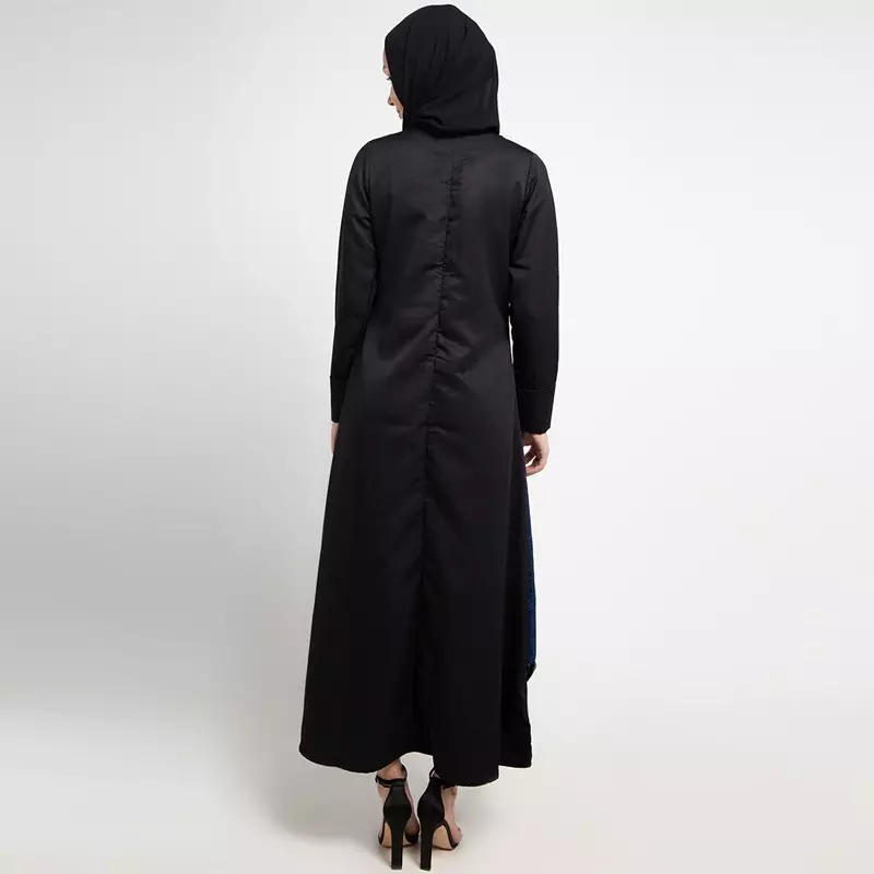 Sania Maxi Dress In Blue Black