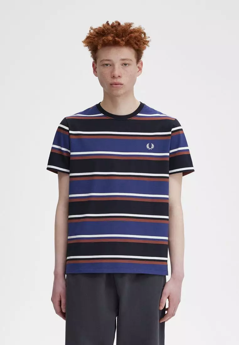 Fred perry bold cuff cheap short sleeve polo shirt