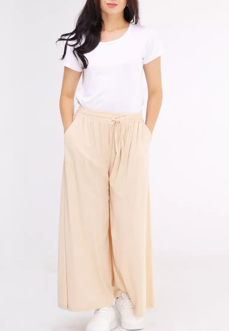 Soft Linen Cullotes Pants