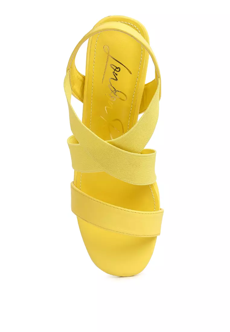 Yellow sandals 2025