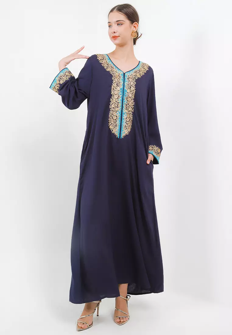 Chanira Festive Kiara Gamis-Navy