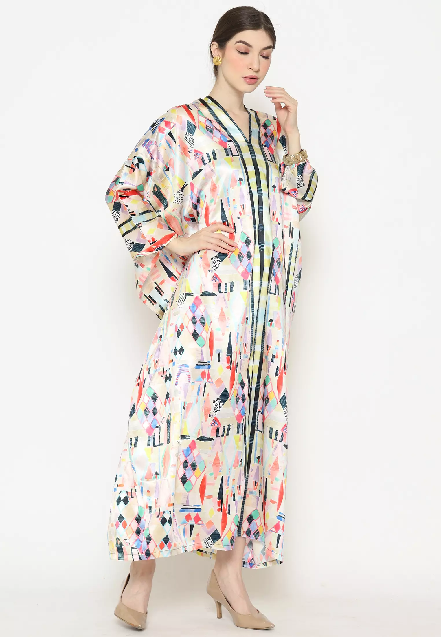 Kanzi Long Sleeve Kaftan