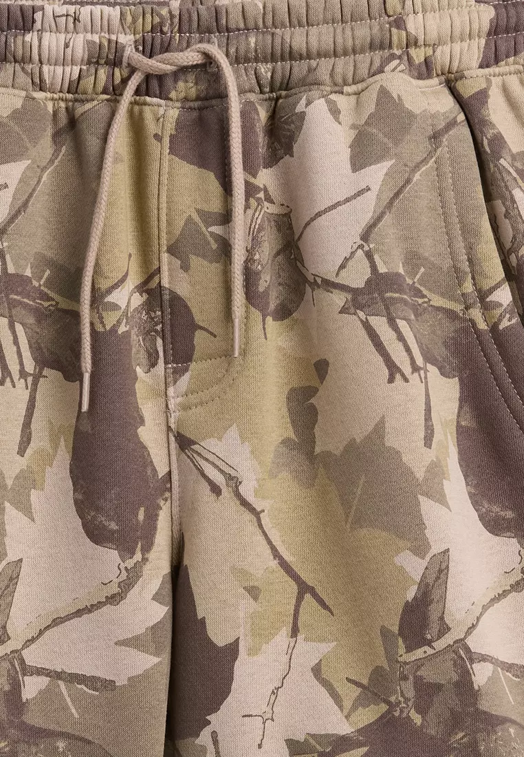 Kids Washed-Fleece Pull-On Shorts