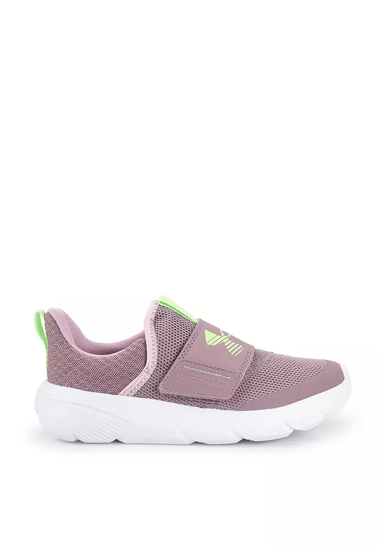 Girls slip on running shoes discount