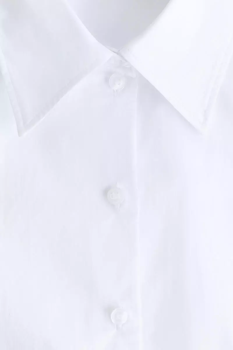 Cotton poplin shirt