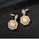 Glamorousky white 925 Sterling Silver Plated Gold Fashion Elegant Flowers Pink Freshwater Pearl Earrings with Cubic Zirconia 5AB79AC77EF04CGS_3