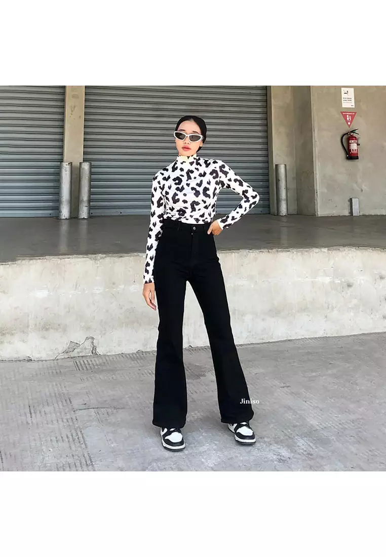 Highwaist Stretch Cutbray Jeans 521 HANGOUT