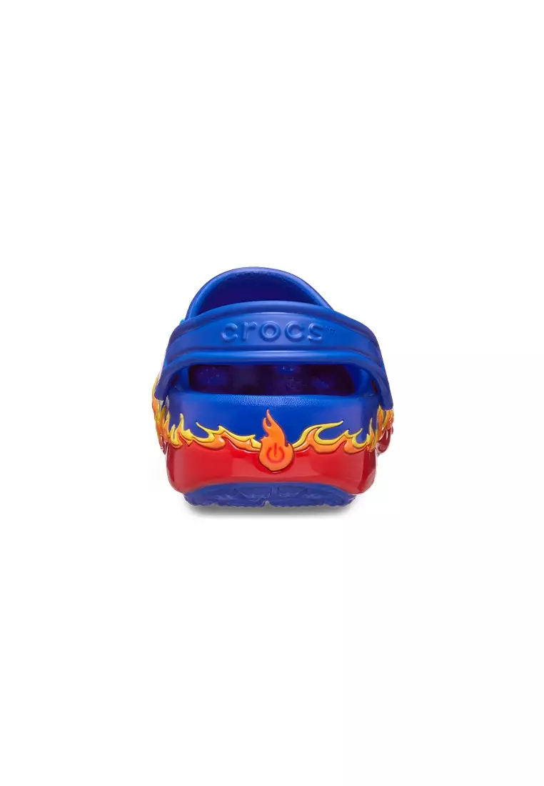 Kids' Classic IAM Dragon Lights Clog in Blue Bolt
